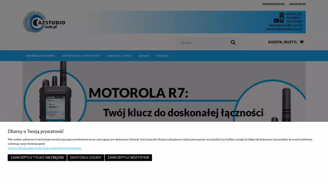 Urządzenia radiokomunikacyjne | Sklep internetowy azstudio.com.pl - podgląd